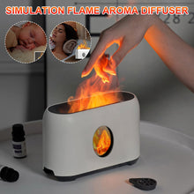 Lade das Bild in den Galerie-Viewer, Lautloser Aroma Diffusor, Luftbefeuchter mit Lichteffekt in Form einer Flamme
